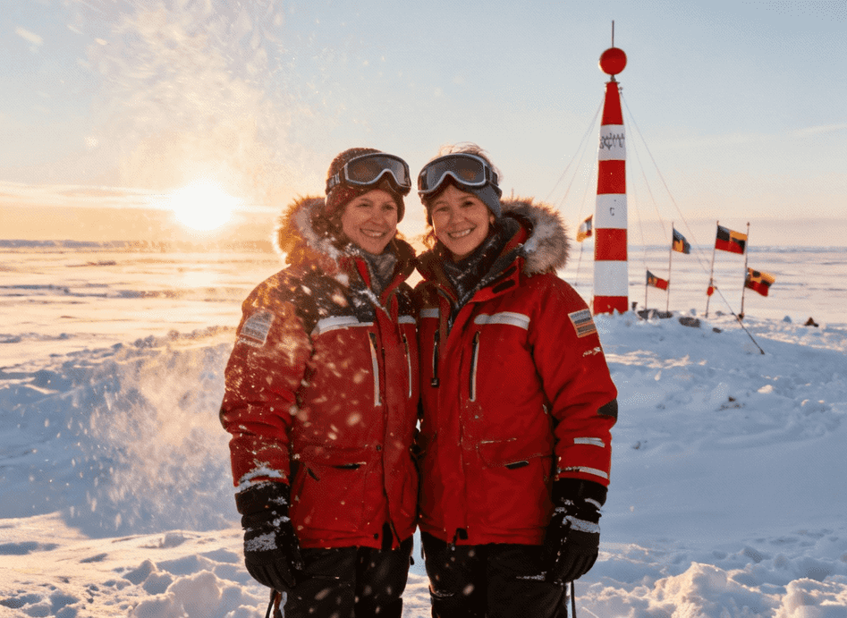 Madre e hija conquistan el Polo Sur: Un viaje de toda una vida