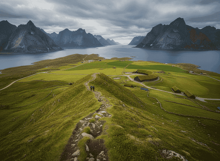 Borg Ridge Path – Walking Above the Viking Chieftain’s Seat
